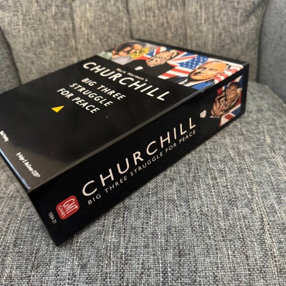 Churchill - Big Three Struggle for Peace (open, unpunched, cards sealed) GMT - Picture 3 of 14